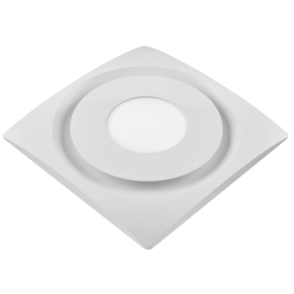 AeroPure CT90H-SL Slim Fit Bathroom Exhaust Fan with Adjustable Color Temperature LED Light