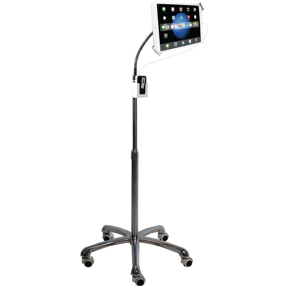 CTA Digital Heavy-Duty Security Gooseneck Floor Stand for 7-13" Tablets (PAD-SHFS)