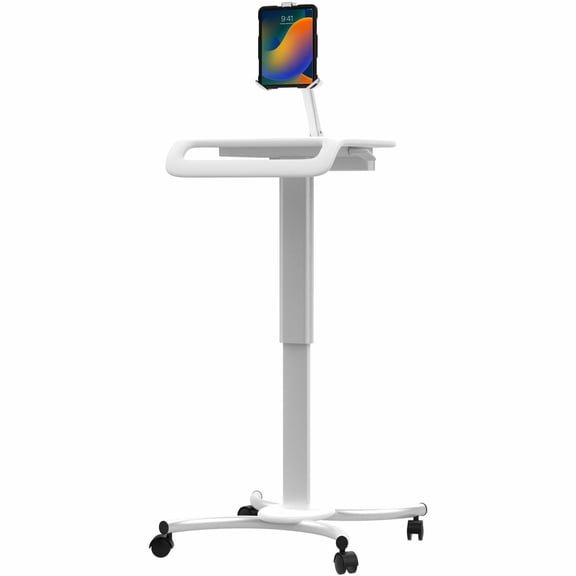 CTA Digital Rolling Workstation Cart fit 7in to 14in Tablet QPADHRSW