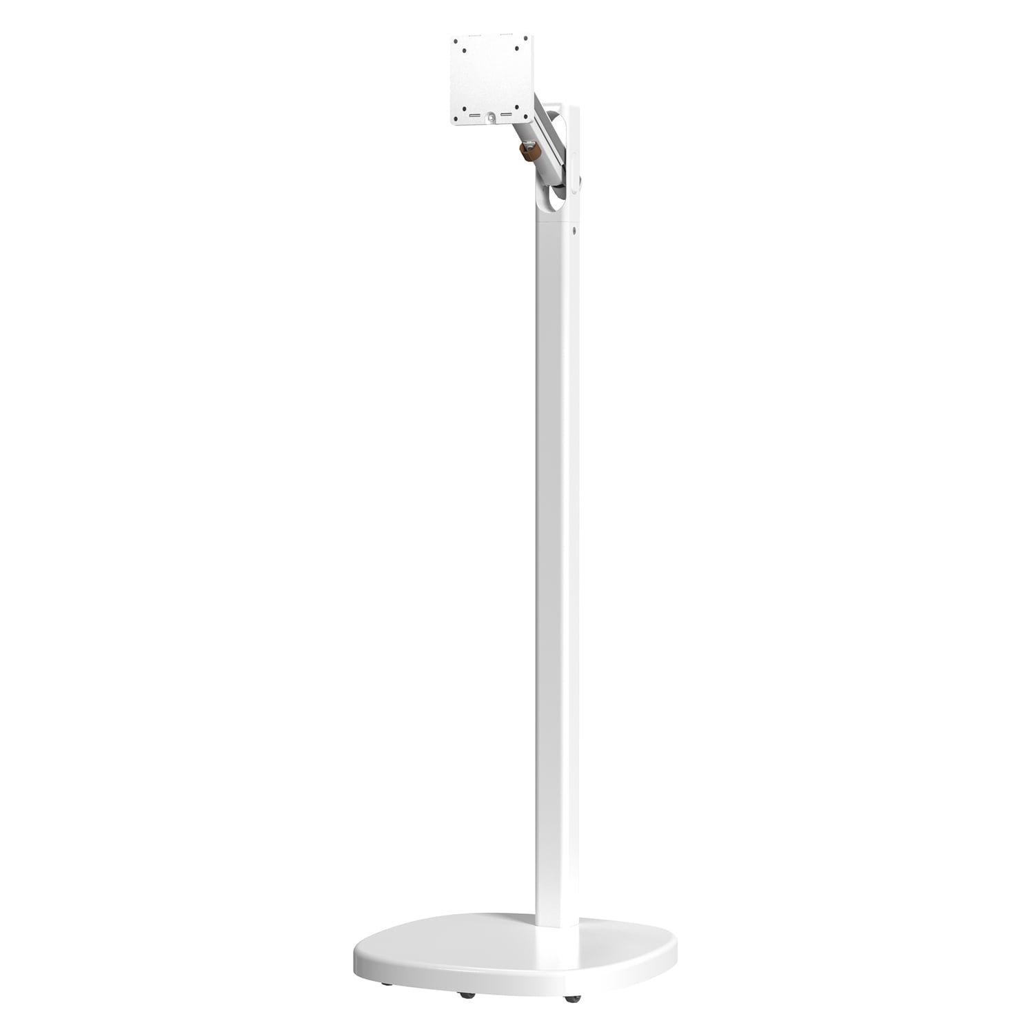 CTA Digital Mobile Rolling Spring-Adjustable Floor Stand for Displays up to 22 Lbs.