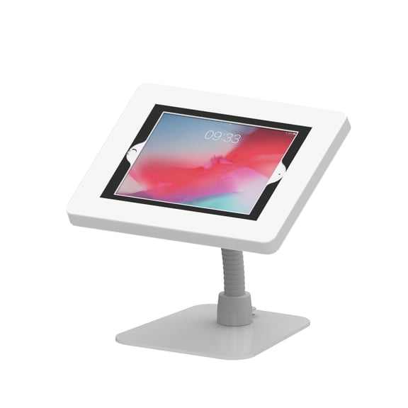 Cta Digital Premium Security Kiosk Stand With Gooseneck Tabop Mount