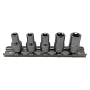 CTA Manufacturing 5 Piece 5 Pt Torx Plus Socket Set - 1/4 Inch Drive