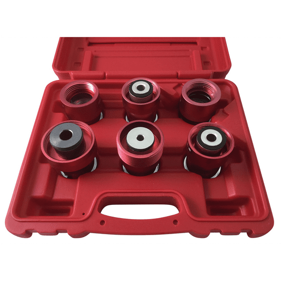 CTA Manufacturing 6 Piece Radiator Pressure Tester Adapter Kit - Euro