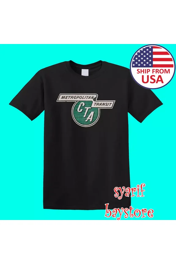 CTA Metropolitan Transit Service Car Men's Black Size S to 5XL