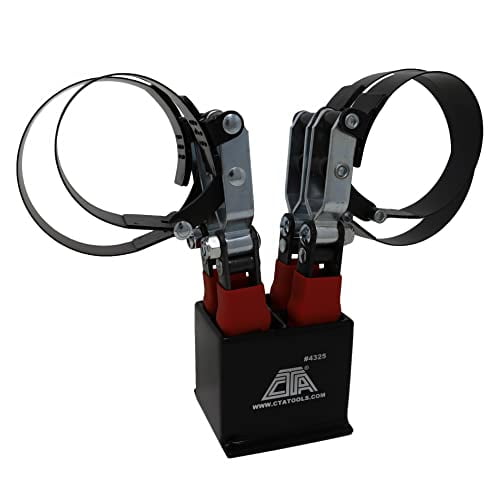 K Tool International 73635 Master Oil Filter Wrench Kit With 3/8" Drive, Molded Case