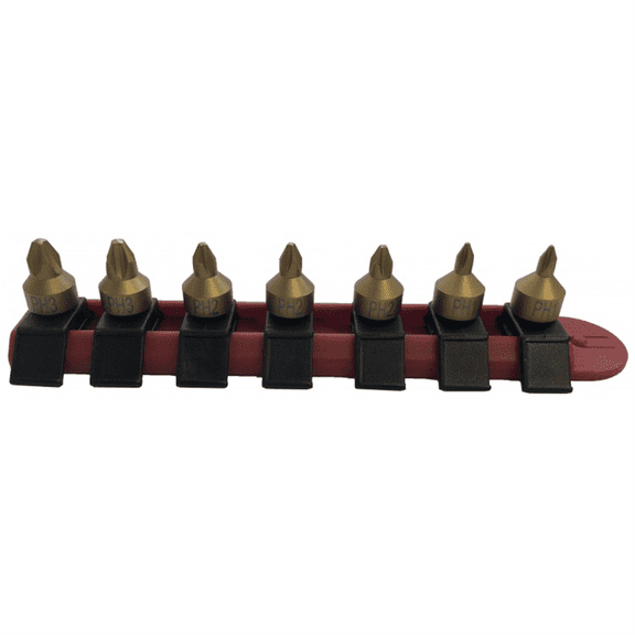 CTA Tools 9770 Stubby Phillips Bit Set 7PC
