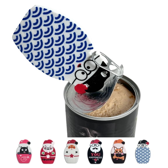 CTABPALS Pull Tab Opener for Food Cans Fridge Magnets Tab Openers for Seniors Cute Cat Dog Food Can Opener Tool for Long Nails Arthritis Sore Hands Dr.