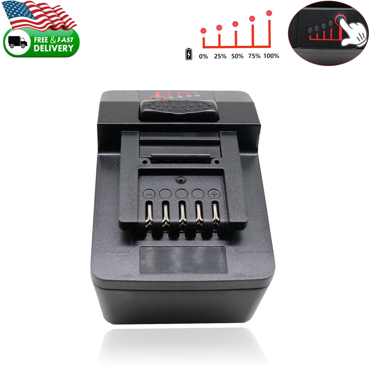 WeideBATT 18V 4000mAh Battery Replacement For Snap-On CTB8185 CTB7185 - Compatible With CT8850, CT7850 Cordless Tools