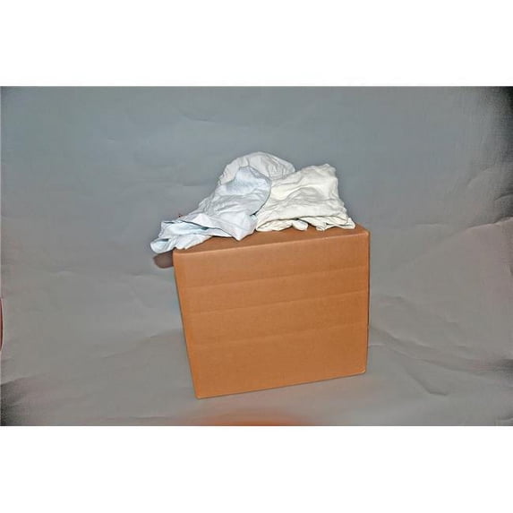 CTC RAGS CHPJ50 Recycled White Hospital Flannel