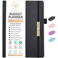 thumbnail image 1 of CTCMSP Black Financial Budget Planner,Leather Monthly Budget Book with Expense Tracker Notebook, 1 of 7