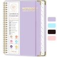 thumbnail image 1 of CTCMSP Spiral Address Password Book with Alphabetical Tabs,Large Print Hardcover Notebook,6.3"×8.5",Purple, 1 of 6
