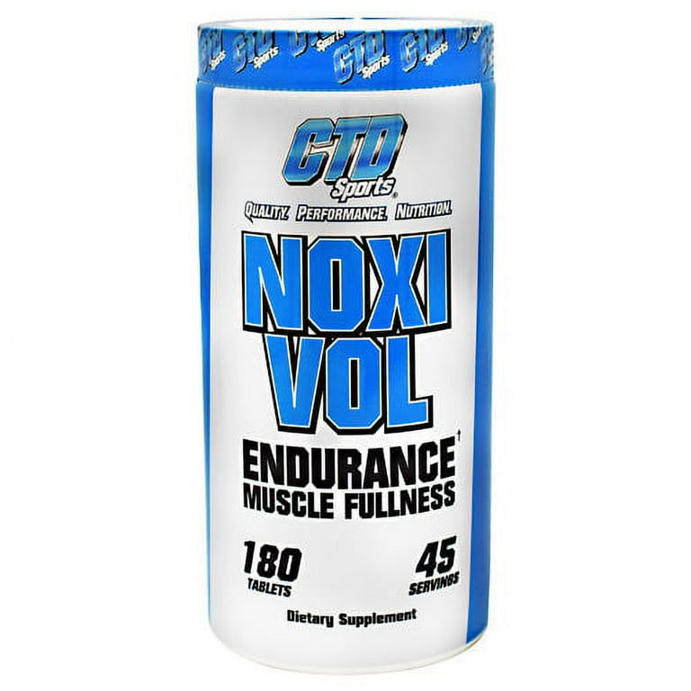CTD Sports Noxivol 180 Tablets, Nitric Oxide Supplement, Strength