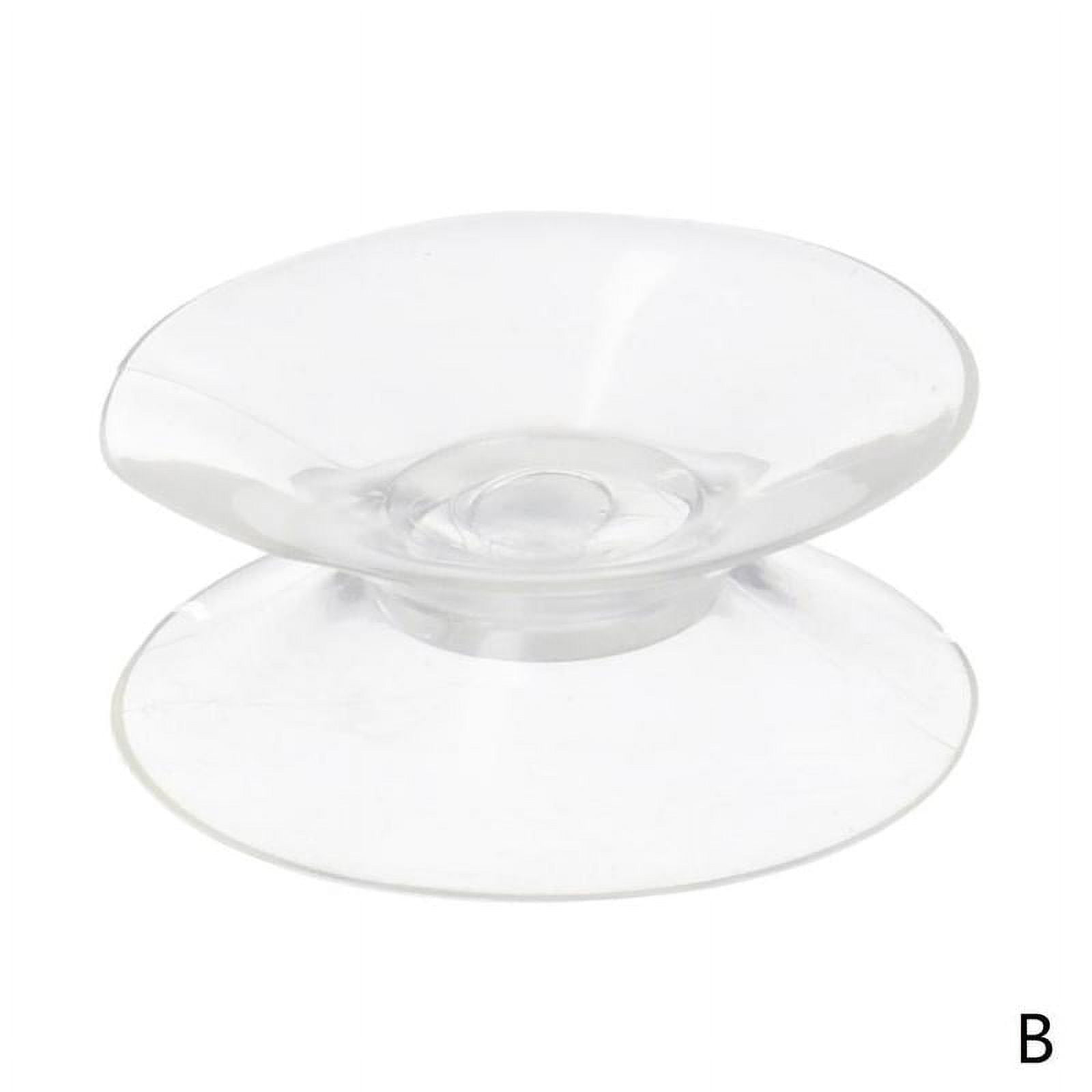 CTDWNT 10X Double Sided Suction Cup Clear Plastic Rubber Window Suckers 20/ღ T3W8