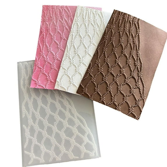CTDWNT 3D Textured Tree Plastic Embossing Folders for Card Making Embossing Template E4E1