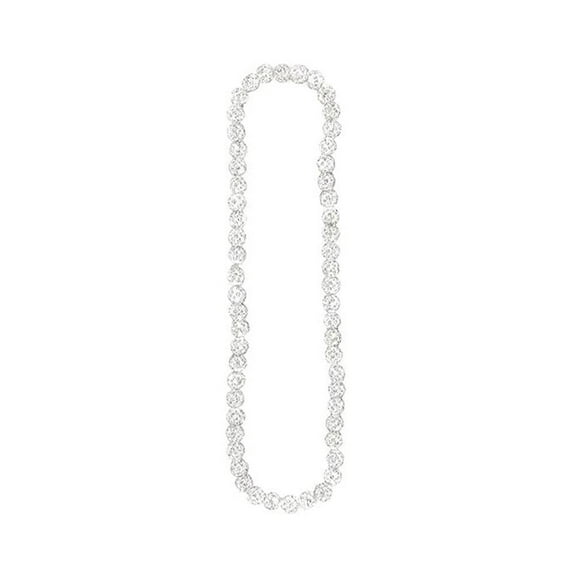 CTDWNT Ice Collection Necklace,Baseball Bling Necklace,Baseball Necklace for Men,Athletic-Inspired Jewelry for Competitive Ball Players and Athletes,Stylish Sports Accessory Y1E8