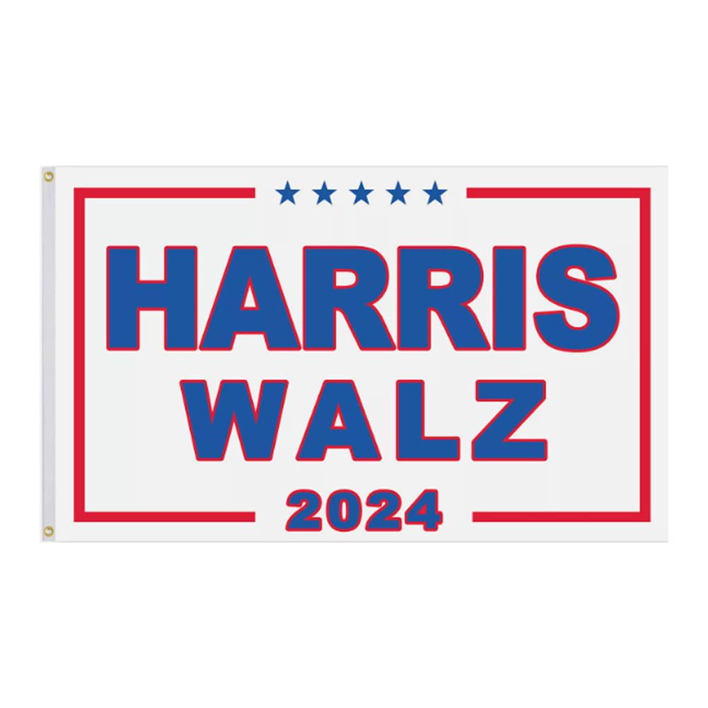 CTDWNT US Election Flag Campaign Flag Kamala Harris Tim Walz 2024 Flag