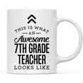 thumbnail image 1 of CTDream 11oz. Ceramic Coffee Tea Mug Thank You Gift, This is What an Awesome 7th Grade Teacher Looks Like, 1-Pack, 1 of 3