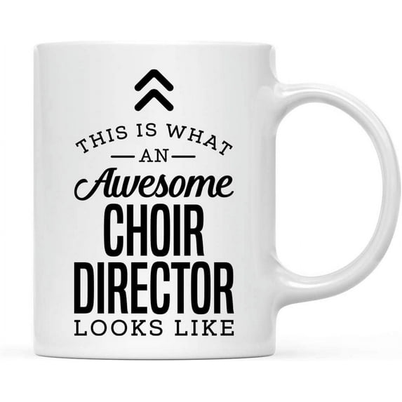 CTDream 11oz. Ceramic Coffee Tea Mug Thank You Gift, This is What an Awesome Choir Director Looks Like, 1-Pack