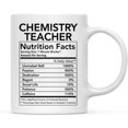 thumbnail image 1 of CTDream Funny 11oz. Ceramic Coffee Tea Mug Thank You Gift, Chemistry Teacher Nutritional Facts, 1-Pack, 1 of 7