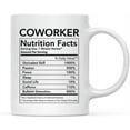 thumbnail image 1 of CTDream Funny 11oz. Ceramic Coffee Tea Mug Thank You Gift, Coworker Nutritional Facts, 1-Pack, Novelty Gag Birthday Christmas Gift Ideas Coworker, 1 of 7