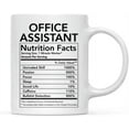 thumbnail image 1 of CTDream Funny 11oz. Ceramic Coffee Tea Mug Thank You Gift, Office Assistant Nutritional Facts, 1-Pack, 1 of 7