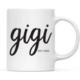 thumbnail image 1 of CTDream Personalized 11oz. Baby Pregnancy Announcement Coffee Mug Gift, Gigi Est. 2022, 1-Pack, Custom Year, Christmas Birthday Gift Ideas, 1 of 7