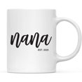 thumbnail image 1 of CTDream Personalized 11oz. Baby Pregnancy Announcement Coffee Mug Gift, Nana Est. 2022, 1-Pack, Custom Year, Christmas Birthday Gift Ideas, 1 of 7