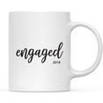 thumbnail image 1 of CTDream Personalized 11oz. Wedding Bridal Shower Coffee Mug Gift, Engaged 2022, 1-Pack, Custom Year, 1 of 7
