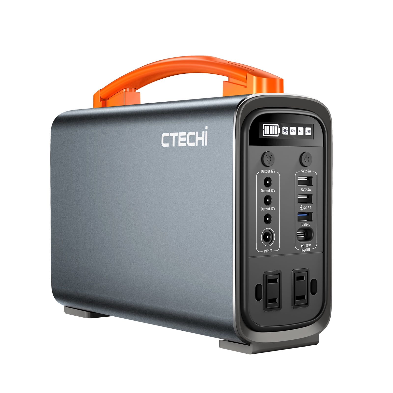 CTECHi Portable Power Station 200W/320Wh Solar Generator With PD