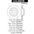 CTEK 121.35078 Standard Disc Brake Rotors - Walmart.com