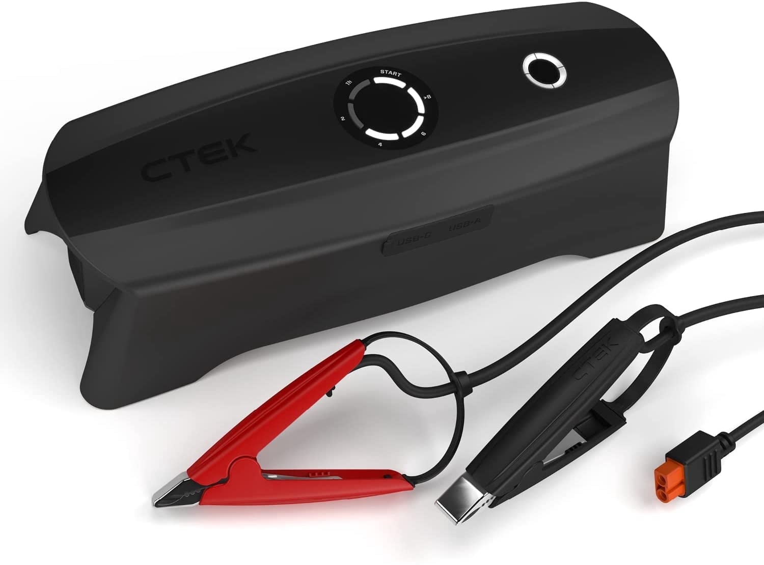 CTEK CS Free, 12V Portable Battery Charger, 4-in-1 Charger Power Bank, Solar Power Bank for Car, Phone, Computer, Smart Battery Maintainer, Jump Starter Alternative with Adaptive Booster, Black
