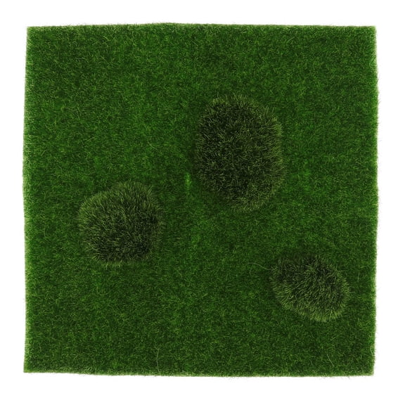 CTIRCHIU Artificial Moss Lawn Set - Realistic Green Plastic Grass Mat for Decorative Landscaping and Display