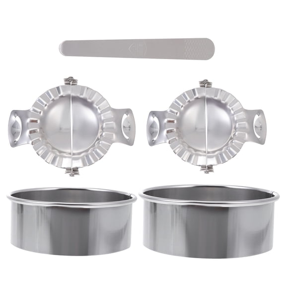 CTIRCHIU Stainless Steel Dumpling Press Cutter Set, Easy-to-Use Kitchen Tool for Cooking and Baking Dumplings