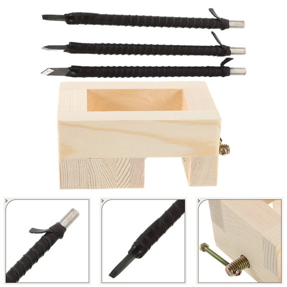 CTIRCHIU 1 Set Stamp Carving Tools Carving Tools Set Tungsten Steel Black For Unique Designs And Personalization
