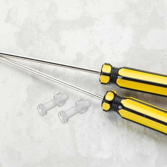 CTIRCHIU 1Set Clear Plastic Bolts and Nuts Set Weather Resistant Screws for Decorative Applications