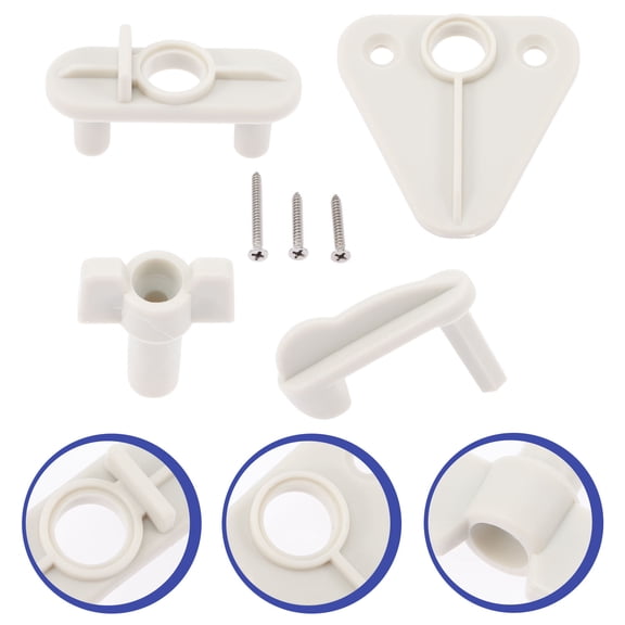 CTIRCHIU 1 Set of Marine Pontoon Latch White Plastic Replacement Boat Latch for Outdoor Water Activities
