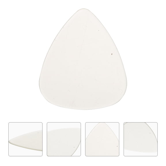 CTIRCHIU guitar pick assortment Plastic Guitar Pick White 10 Pcs for Guitarists during Performance