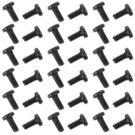 CTIRCHIU 100Pcs Black Metal Caliper Pressure Plate Screws for Vernier Caliper Repair Tasks
