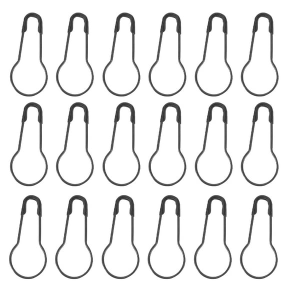 CTIRCHIU 100Pcs Durable Metal Gourd Pins Black Shape Sewing Accessories for Clothes and Knitting