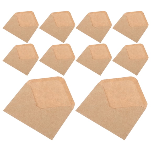 CTIRCHIU 100Pcs Elegant Light Brown Card Envelopes for Invitations Wedding Greeting and Mailing