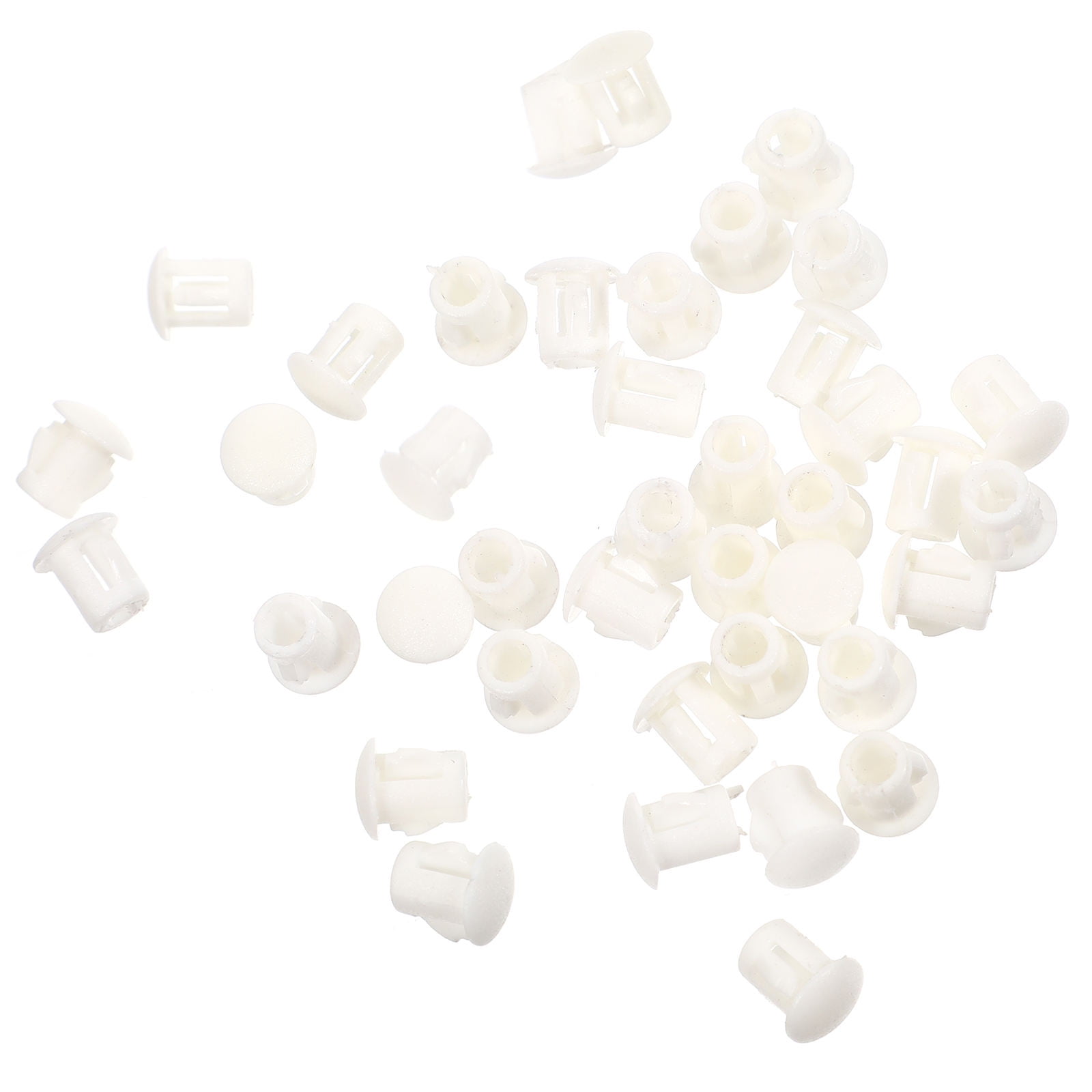 CTIRCHIU 100Pcs Round Plastic Plugs for Furniture Cable Management ...