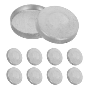 CTIRCHIU 10-Pack Iron Round Tube End Caps for Outdoor Railing and Staircase Handrail