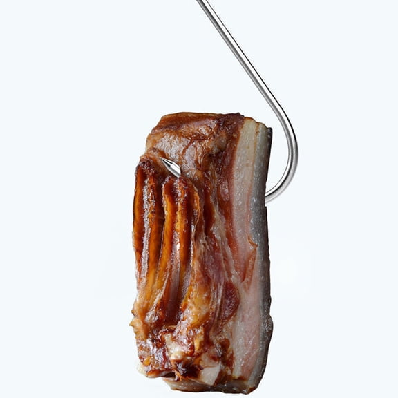 CTIRCHIU 10Pcs Heavy Duty Hooks for Meat Handling and Drying in 11.8X7.9X3.9in Dimensions