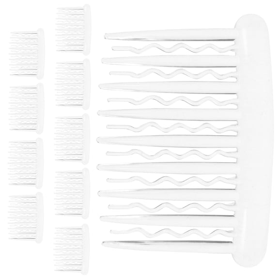 CTIRCHIU Clear Hair Combs Lightweight Plastic for Stylish Pet Hairstyles 10Pcs