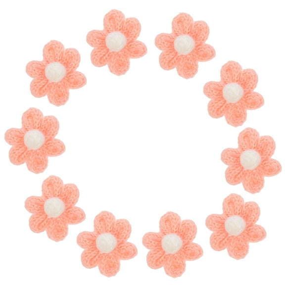 CTIRCHIU Floral Yarn Appliques for Clothing Decor and DIY Projects 10Pcs