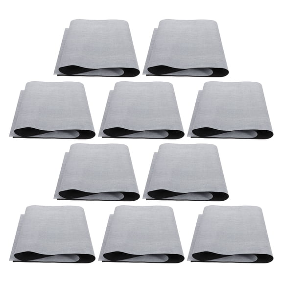CTIRCHIU 10Pcs Portable Grey Calligraphy Practice Cloth with Reusable Water Drawing Fabric