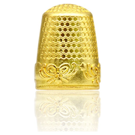 CTIRCHIU 10Pcs Thimble for Hand Sewing Puncture Assistance Copper for Beginners