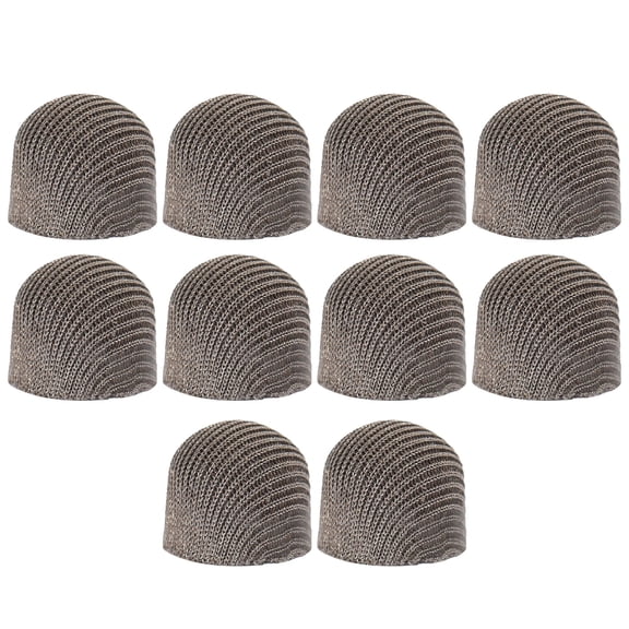 CTIRCHIU 10Pcs Capacitive Stylus Pen Tips Replacement Dark Brown Fine Mesh Fiber Tips for Tablets Phones
