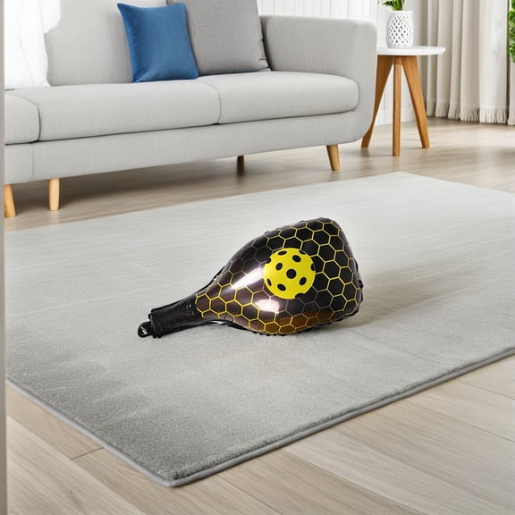 CTIRCHIU Quick Inflate Yellow Aluminum Pickle Paddles Balloon for Fun Party Decor 10Pcs