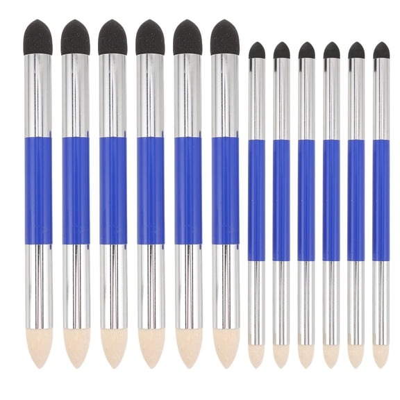 CTIRCHIU 12 Count Dual Tip Washable Sponge Pens, Art Sketching Highlight Shadow Blending Markers for Drawing Supplies Kit
